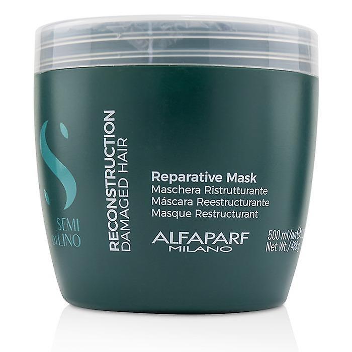 ALFAPARF - SEMI DI LINO RECONSTRUCTION REPARATIVE MASK 500ML