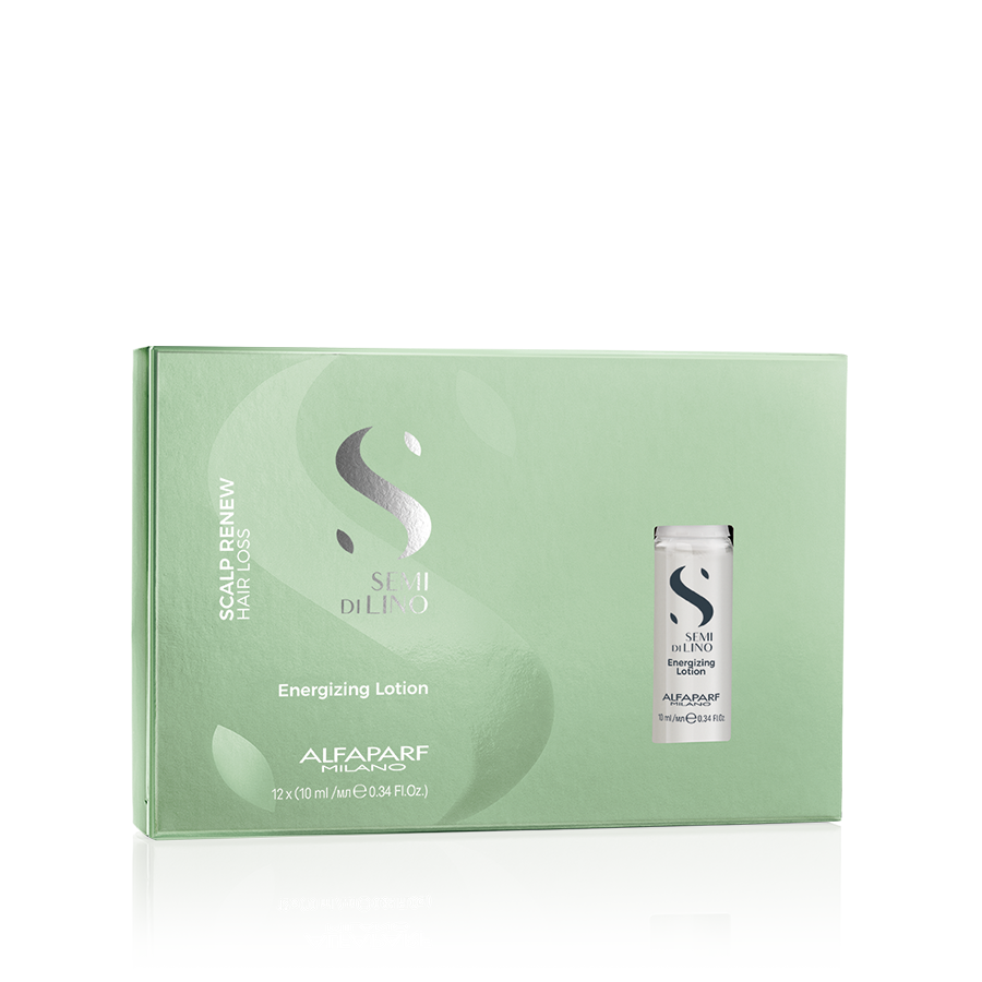 ALFAPARF - SEMI DI LINO SCALP RENEW HAIR LOSS ENERGISING LOTION 12X 10ML